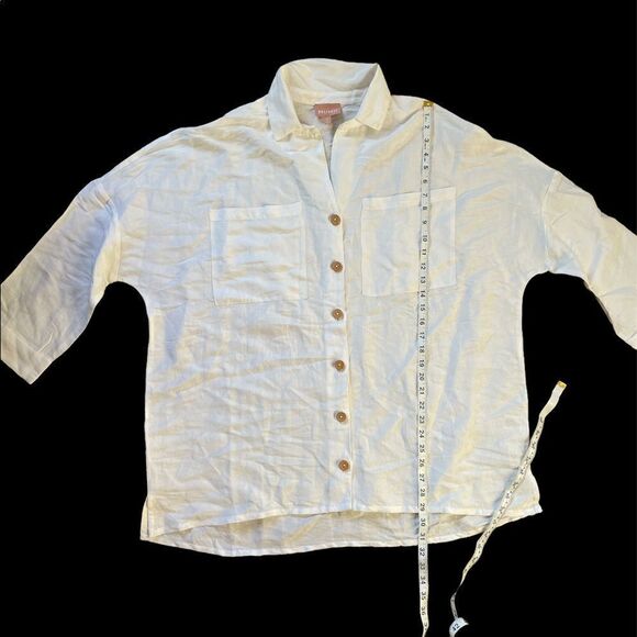 NWOT Johns Button Down Shirt Show me Your Mumu M - Picture 7 of 12